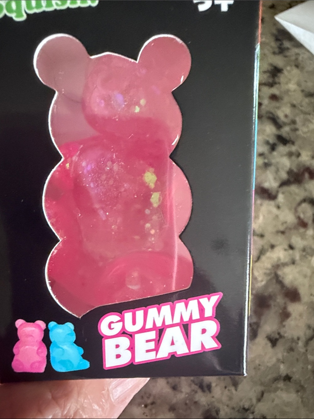 Source Unknown Pink Gummy Bear Squishy Toy